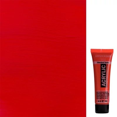 Talens Amsterdam vopsea acrilică, 20 ml - 396, naphthol red medium