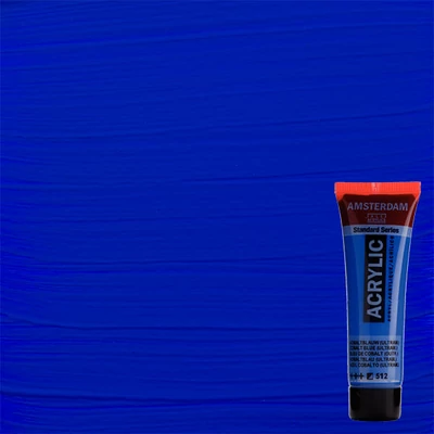 Talens Amsterdam vopsea acrilică, 20 ml - 512, cobalt blue (ultramarine)