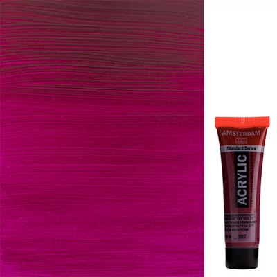 Talens Amsterdam vopsea acrilică, 20 ml - 567, permanent red violet