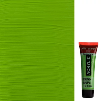 Talens Amsterdam vopsea acrilică, 20 ml - 605, brilliant green