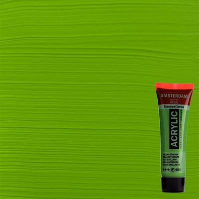 Talens Amsterdam vopsea acrilică, 20 ml - 605, brilliant green