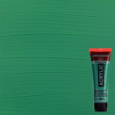 Talens Amsterdam vopsea acrilică, 20 ml - 615, emerald green