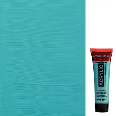 Talens Amsterdam vopsea acrilică, 20 ml - 661, turquoise green