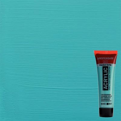 Talens Amsterdam vopsea acrilică, 20 ml - 661, turquoise green