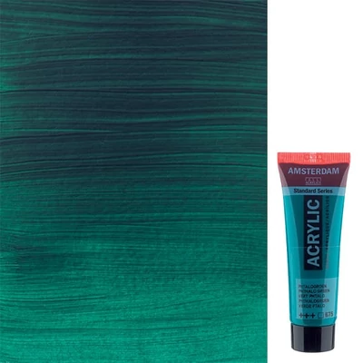 Talens Amsterdam vopsea acrilică, 20 ml - 675, phthalo green
