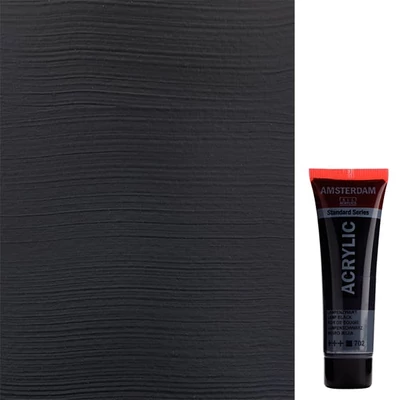 Talens Amsterdam vopsea acrilică, 20 ml - 702, lamp black