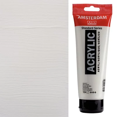 Talens Amsterdam vopsea acrilică, 250 ml - 104, zinc white