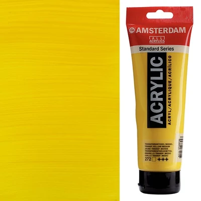 Talens Amsterdam vopsea acrilică, 250 ml - 272, transparent yellow medium
