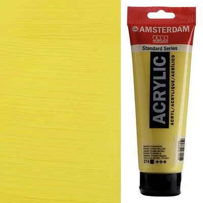 Talens Amsterdam vopsea acrilică, 250 ml - 274, nickel titanium yellow
