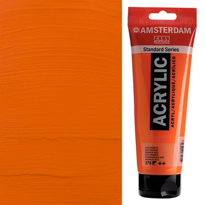Talens Amsterdam vopsea acrilică, 250 ml - 276, azo orange