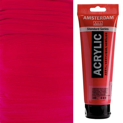 Talens Amsterdam vopsea acrilică, 250 ml - 348, permanent red purple