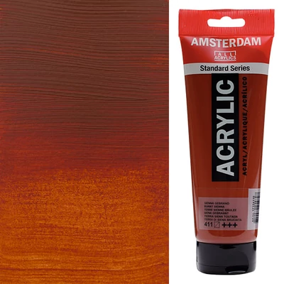 Talens Amsterdam vopsea acrilică, 250 ml - 411, burnt sienna