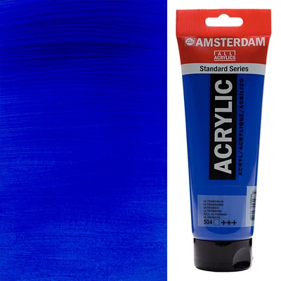 Talens Amsterdam vopsea acrilică, 250 ml - 504, ultramarine
