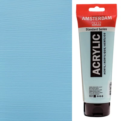 Talens Amsterdam vopsea acrilică, 250 ml - 551, sky blue light