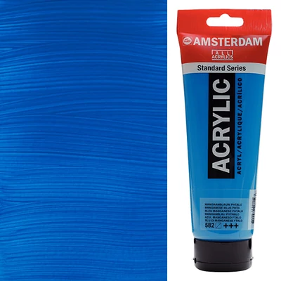 Talens Amsterdam vopsea acrilică, 250 ml - 582, manganese blue phthalo