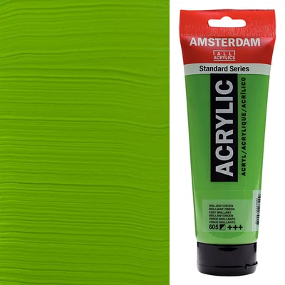 Talens Amsterdam vopsea acrilică, 250 ml - 605, brilliant green