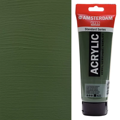 Talens Amsterdam vopsea acrilică, 250 ml - 622, olive green deep