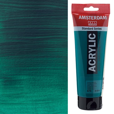 Talens Amsterdam vopsea acrilică, 250 ml - 675, phthalo green