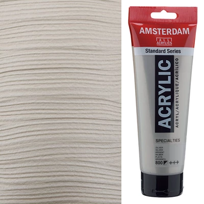 Talens Amsterdam vopsea acrilică, 250 ml - 800, silver
