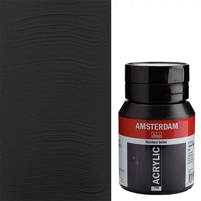Talens Amsterdam vopsea acrilică, 500 ml - 735, oxide black