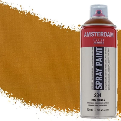 Talens Amsterdam spray vopsea acrilică pe bază de apă, 400 ml - 234, raw sienna