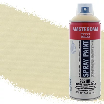 Talens Amsterdam spray vopsea acrilică pe bază de apă, 400 ml - 282, naples yellow green