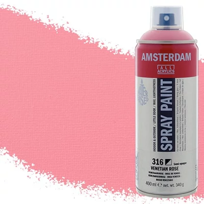 Talens Amsterdam spray vopsea acrilică pe bază de apă, 400 ml - 316, venetian rose