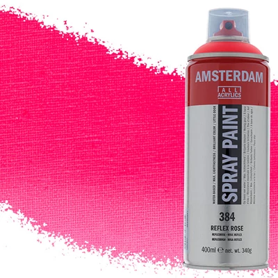 Talens Amsterdam spray vopsea acrilică pe bază de apă, 400 ml - 384, reflex rose