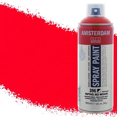 Talens Amsterdam spray vopsea acrilică pe bază de apă, 400 ml - 396, naphthol red medium