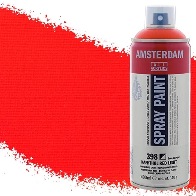 Talens Amsterdam spray vopsea acrilică pe bază de apă, 400 ml - 398, naphthol red light