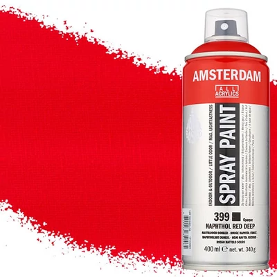 Talens Amsterdam spray vopsea acrilică pe bază de apă, 400 ml - 399, naphthol red deep
