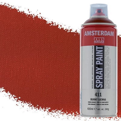 Talens Amsterdam spray vopsea acrilică pe bază de apă, 400 ml - 411, burnt sienna