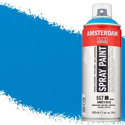 Talens Amsterdam spray vopsea acrilică pe bază de apă, 400 ml - 517, king's blue