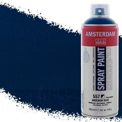 Talens Amsterdam spray vopsea acrilică pe bază de apă, 400 ml - 557, greenish blue
