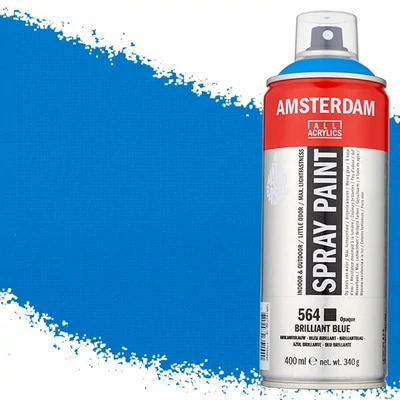 Talens Amsterdam spray vopsea acrilică pe bază de apă, 400 ml - 564, brilliant blue