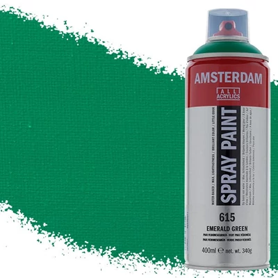 Talens Amsterdam spray vopsea acrilică pe bază de apă, 400 ml - 615, emerald green