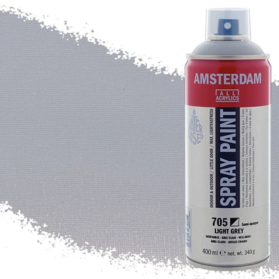 Talens Amsterdam spray vopsea acrilică pe bază de apă, 400 ml - 705, light grey