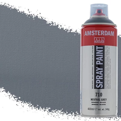 Talens Amsterdam spray vopsea acrilică pe bază de apă, 400 ml - 710, neutral grey