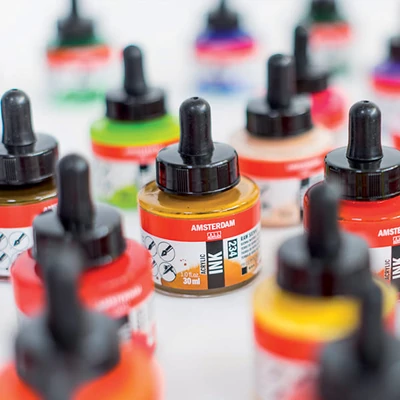 Talens Amsterdam cerneală acrilică, 30 ml - culori diverse