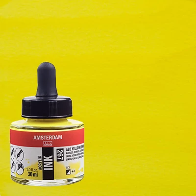 Talens Amsterdam cerneală acrilică, 30 ml - 267, azo yellow lemon