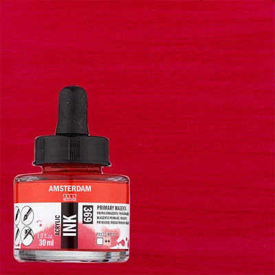 Talens Amsterdam cerneală acrilică, 30 ml - 369, primary magenta