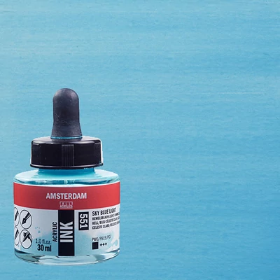 Talens Amsterdam cerneală acrilică, 30 ml - 551, sky blue light