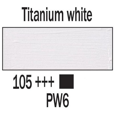 Talens Art Creation vopsea acrilică, 75 ml - 105, Titanium white