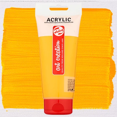 Talens Art Creation vopsea acrilică, 200 ml - 270, Azo yellow deep