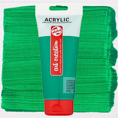 Talens Art Creation vopsea acrilică, 200 ml - 619, Permanent green deep