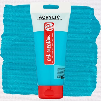 Talens Art Creation vopsea acrilică, 200 ml - 661, Turquoise green