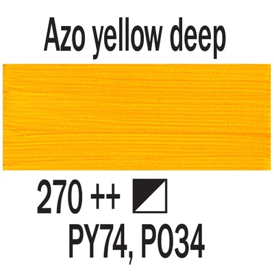 Talens Art Creation vopsea acrilică, 200 ml - 270, Azo yellow deep