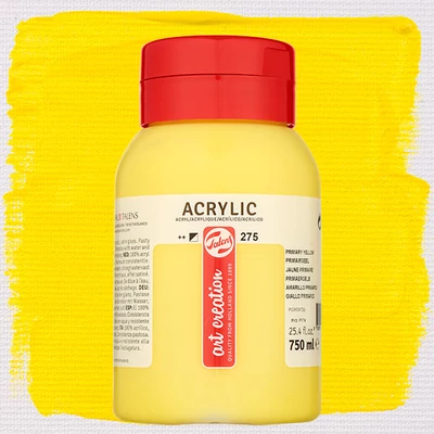 Talens Art Creation vopsea acrilică, 750 ml - 275, Primary yellow