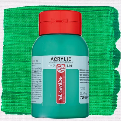 Talens Art Creation vopsea acrilică, 750 ml - 619, Permanent green deep