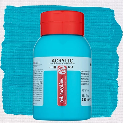 Talens Art Creation vopsea acrilică, 750 ml - 661, Turquoise green